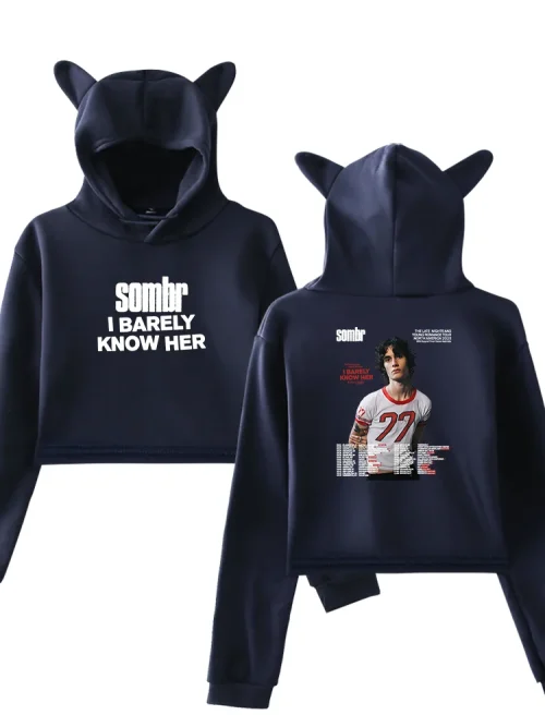 Sombr Cropped Hoodie #3