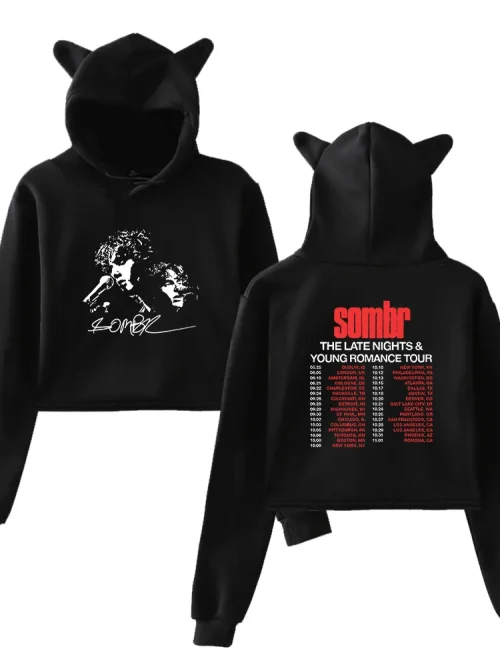 Sombr Cropped Hoodie #4