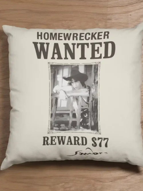 Homewrecker Wanted Pillow Case